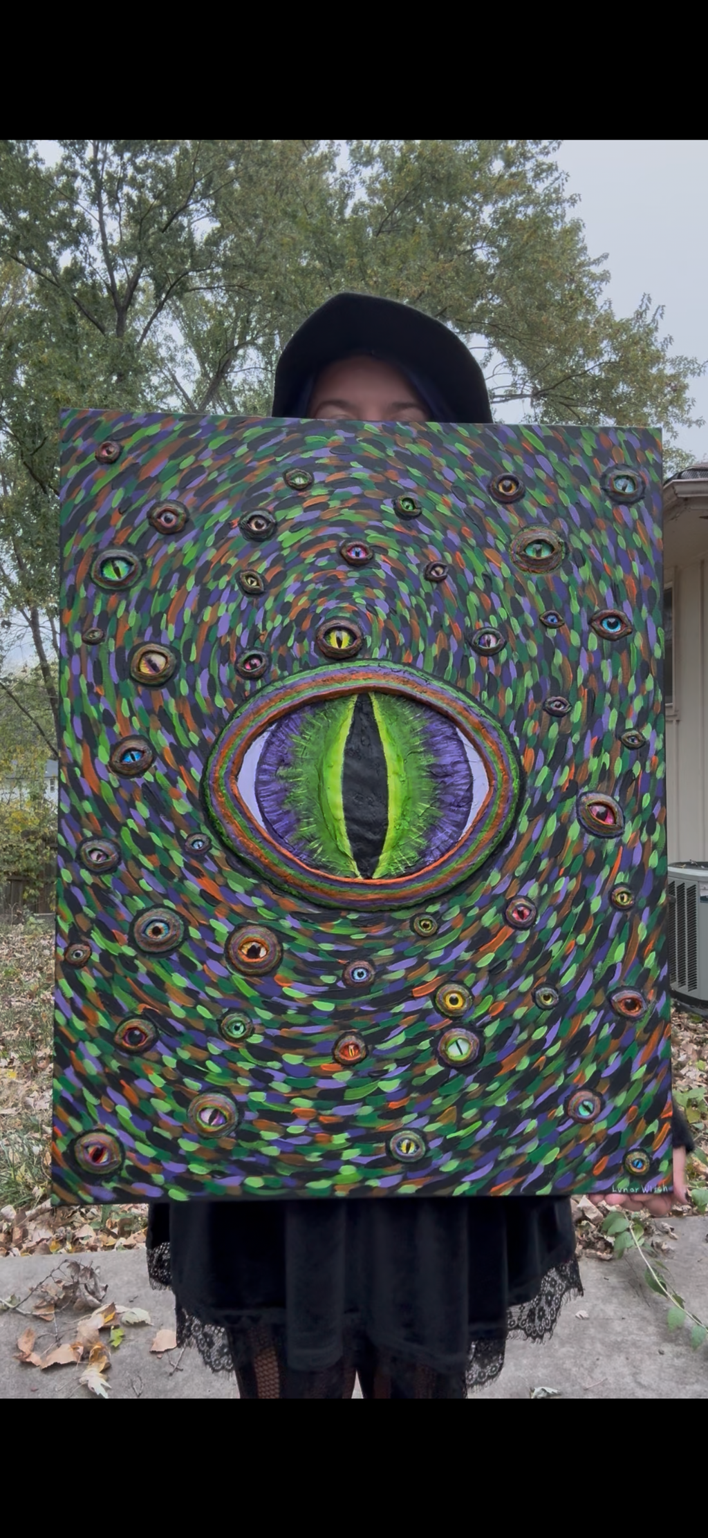 Eye of Newt 22x28 mixed media