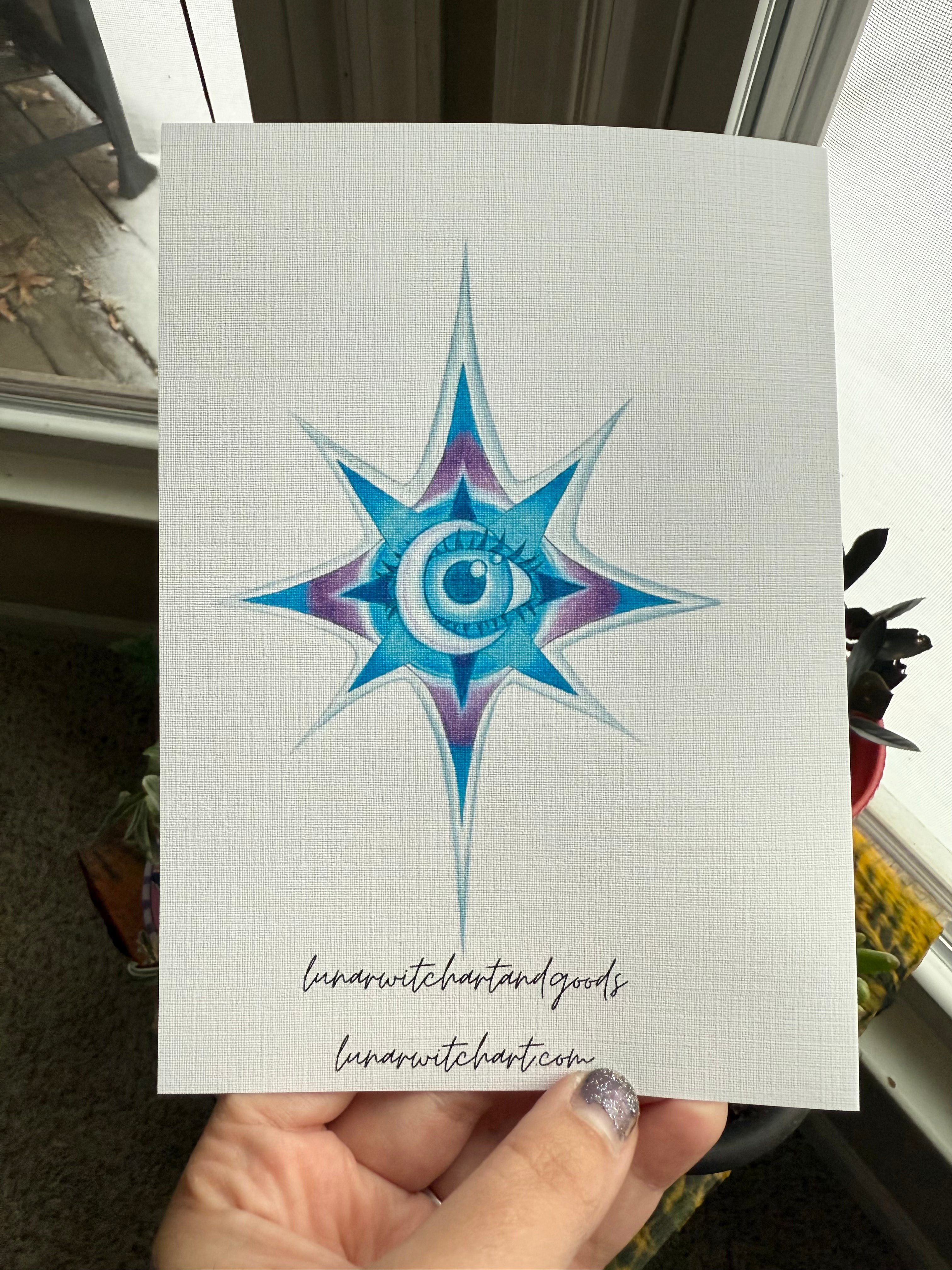 Octopus Christmas card