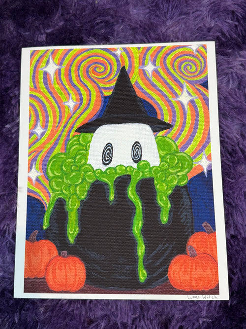 Bubbling Cauldron Ghostie Prints