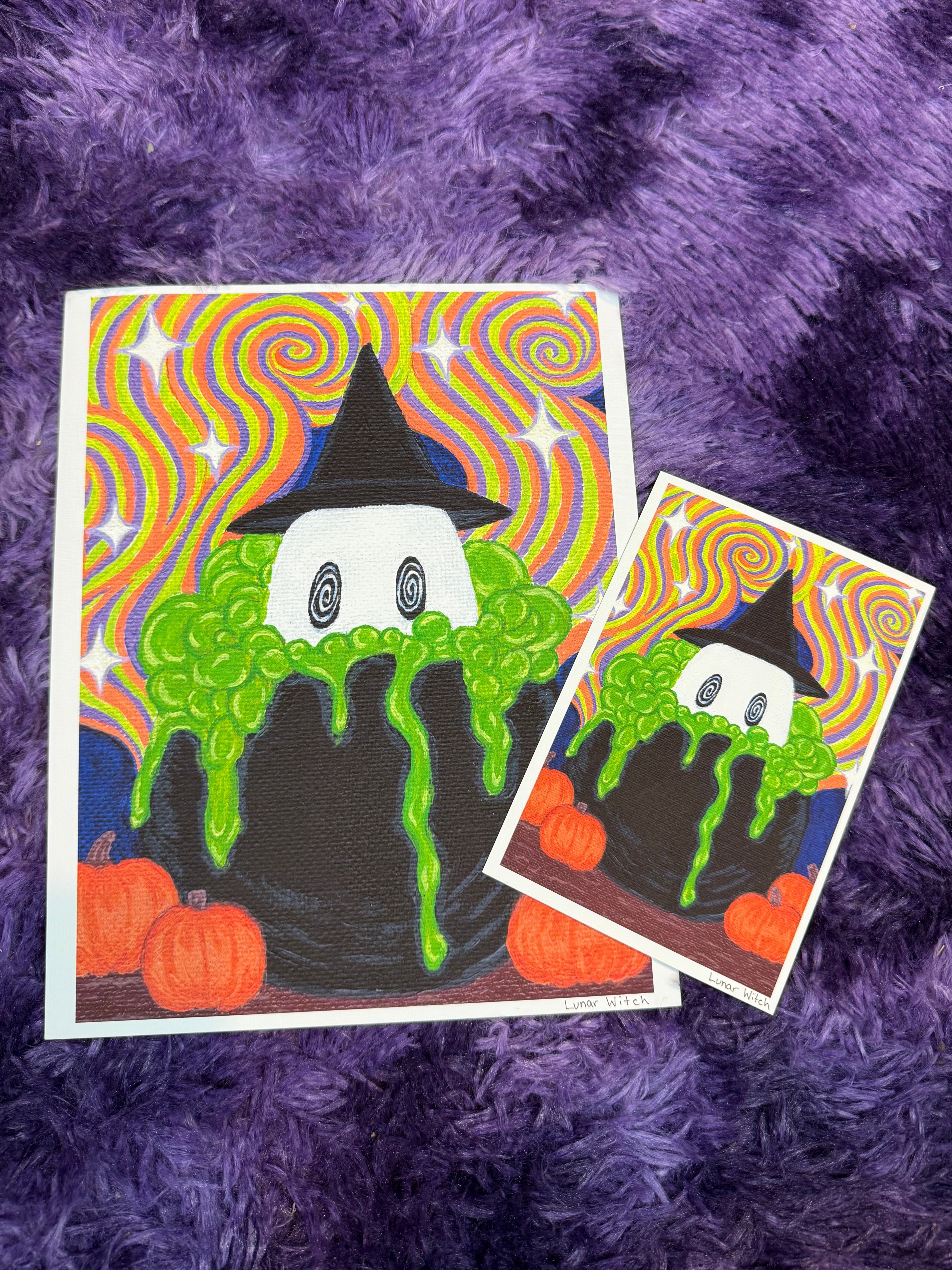 Bubbling Cauldron Ghostie Prints