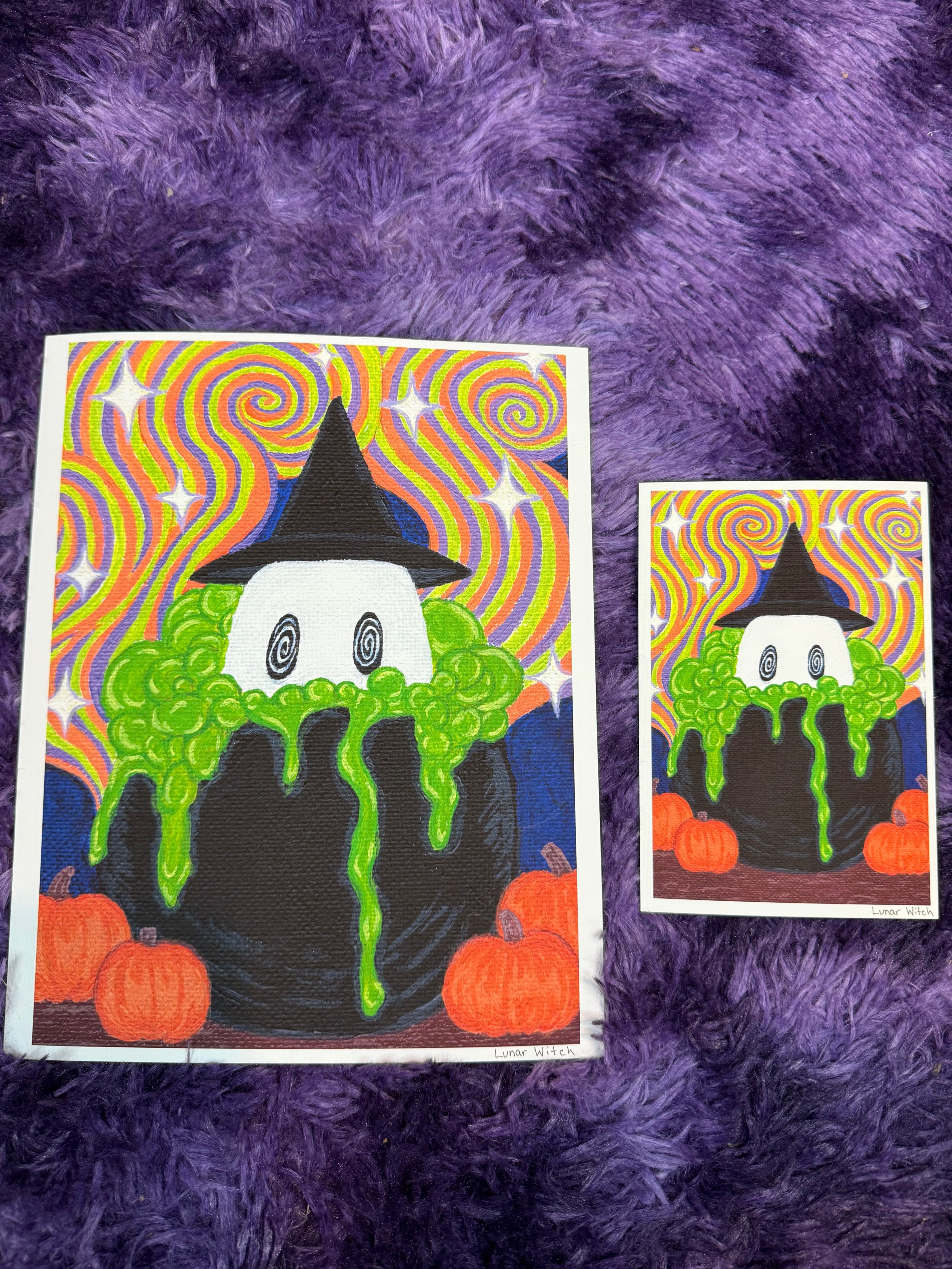 Bubbling Cauldron Ghostie Prints