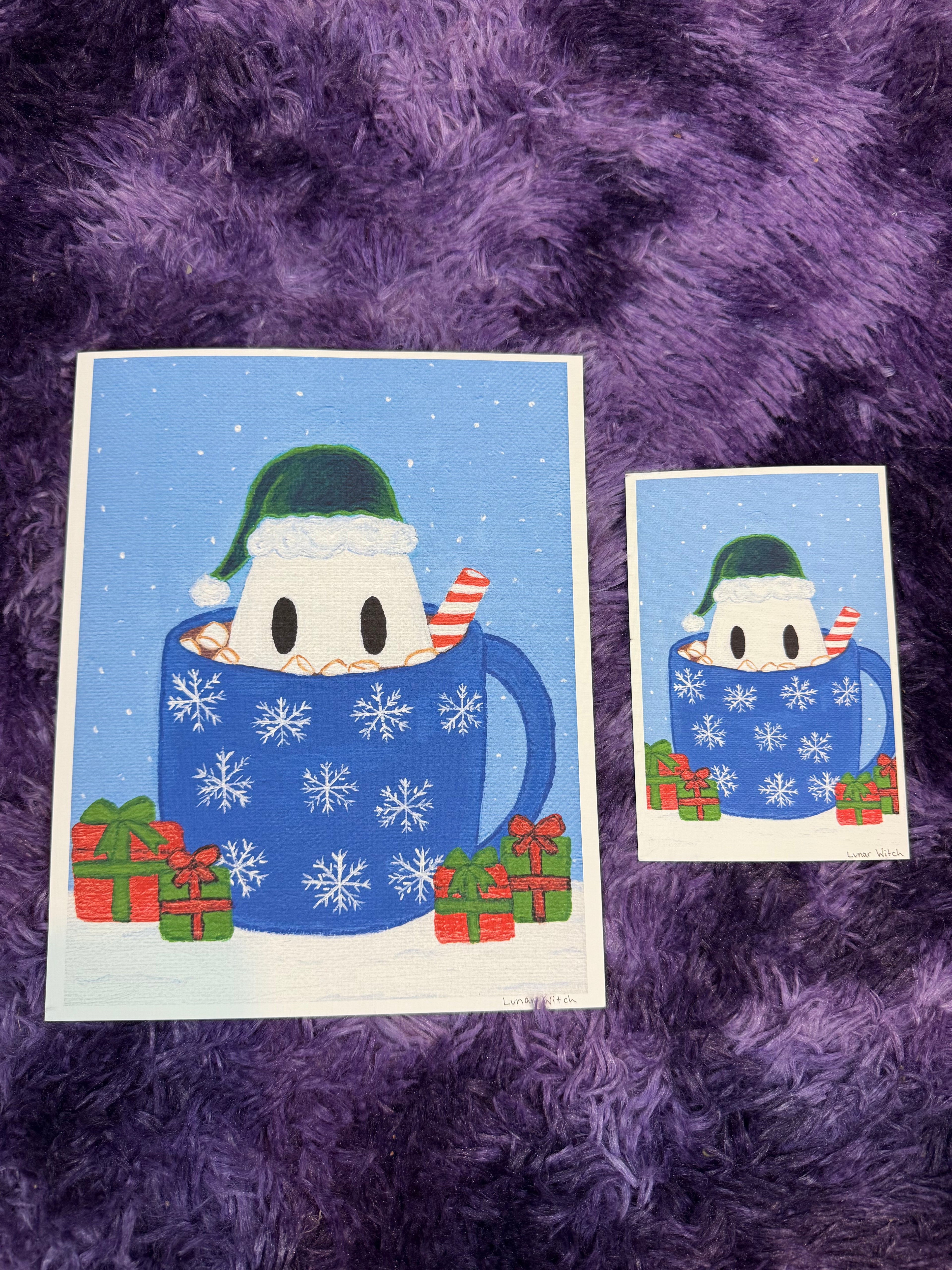 Hot Cocoa Ghostie Prints