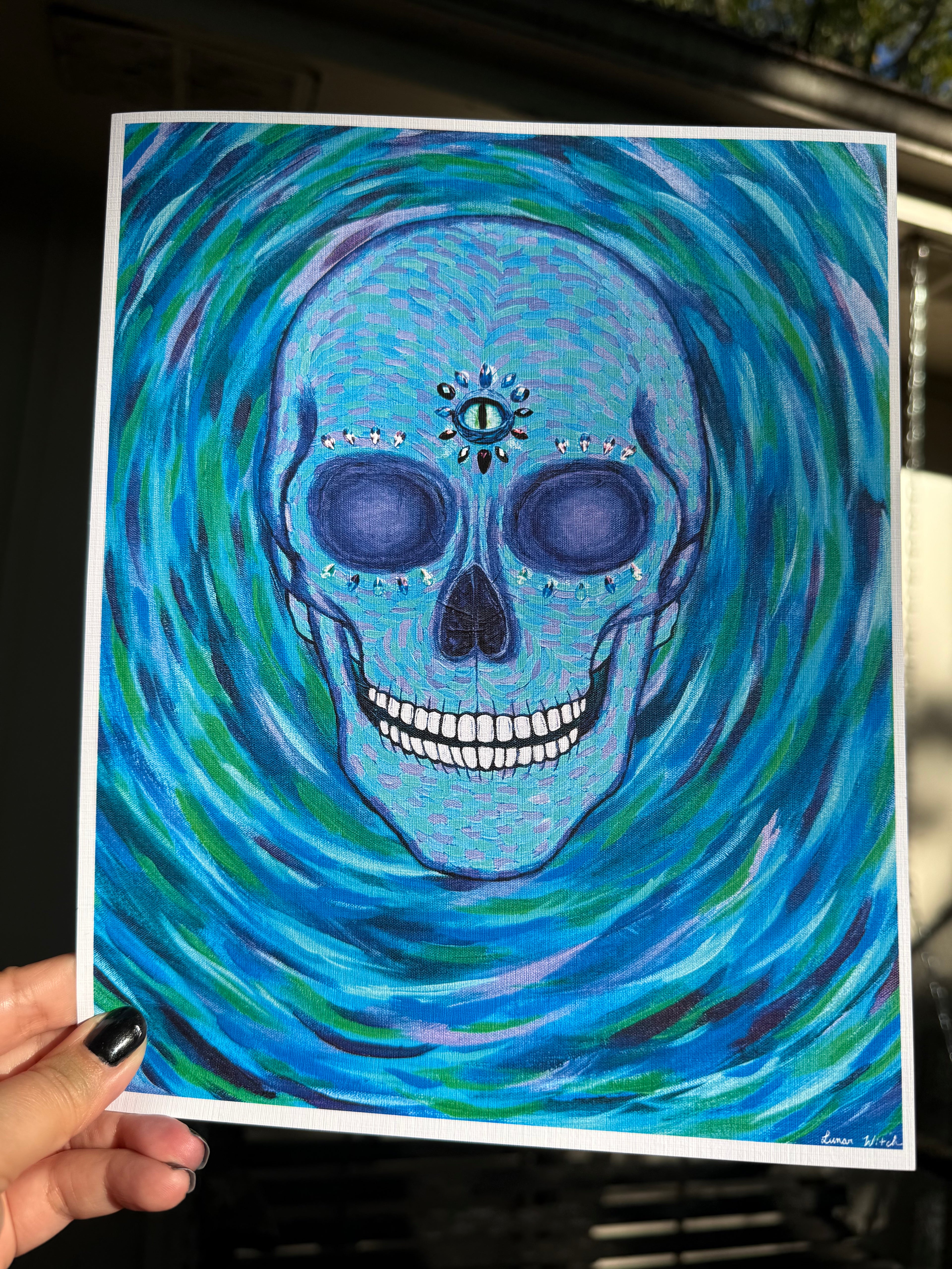 Third Eye Skull Prints